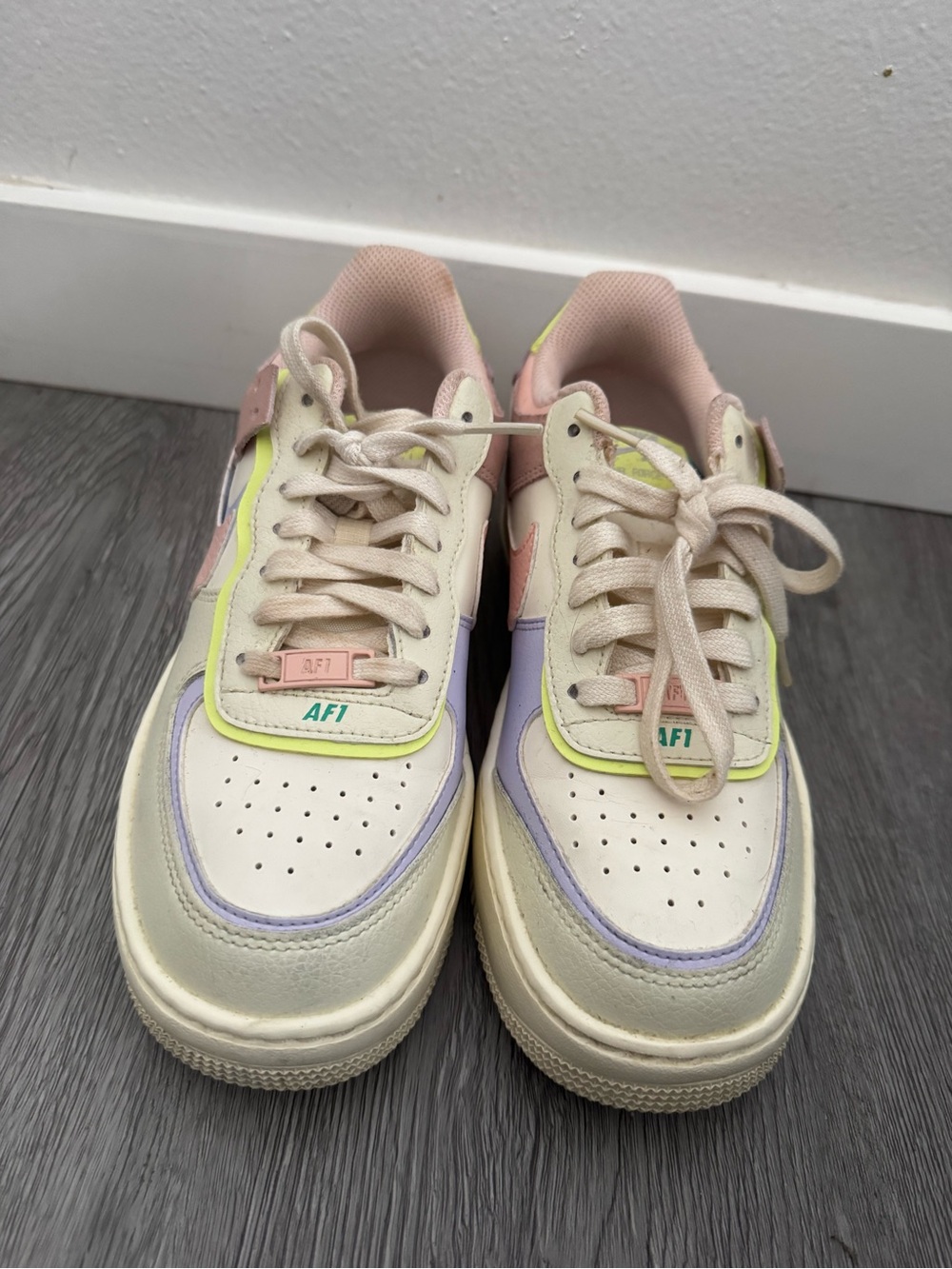 Nike Air Force 1 Shadow Sneaker in Cashmere Size 7 - Picture 3 of 12